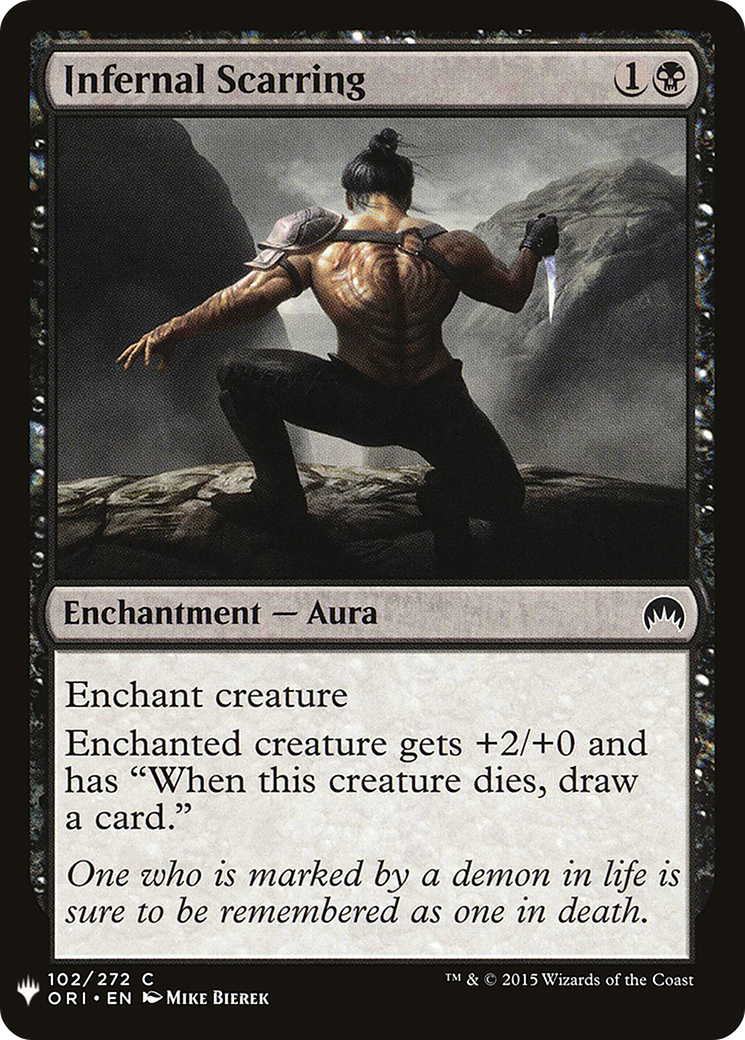 Infernal Scarring (MB1-691) - Mystery Booster - Premium MTG Single from Wizards of the Coast - Just $0.08! Shop now at Game Crave Tournament Store