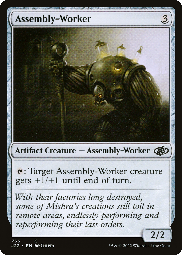Assembly-Worker (J22-755) - Jumpstart 2022 - Premium MTG Single from Wizards of the Coast - Just $0.08! Shop now at Game Crave Tournament Store