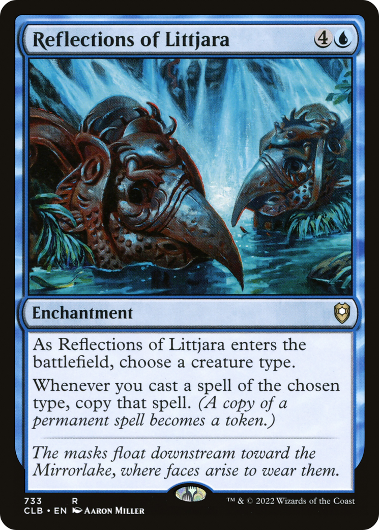 Reflections of Littjara (CLB-733) - Commander Legends: Battle for Baldur's Gate - Premium MTG Single from Wizards of the Coast - Just $0.46! Shop now at Game Crave Tournament Store