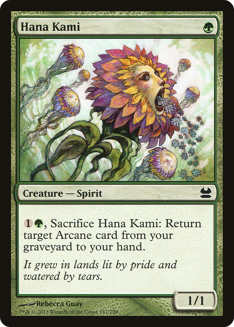 Hana Kami (MMA-147) - Modern Masters Foil - Premium MTG Single from Wizards of the Coast - Just $0.25! Shop now at Game Crave Tournament Store