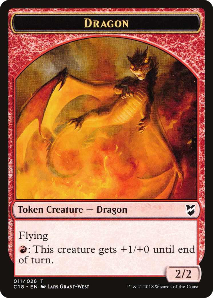 Dragon (TC18-011) - Commander 2018 Tokens - Premium MTG Single from Wizards of the Coast - Just $0! Shop now at Game Crave Tournament Store