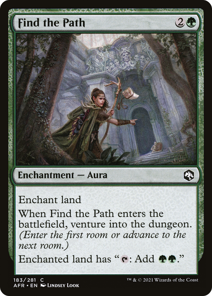 Find the Path (AFR-183) - Adventures in the Forgotten Realms - Premium MTG Single from Wizards of the Coast - Just $0.25! Shop now at Game Crave Tournament Store
