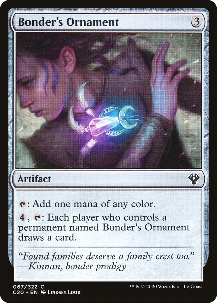 Bonder's Ornament (C20-067) - Commander 2020 - Premium MTG Single from Wizards of the Coast - Just $0.25! Shop now at Game Crave Tournament Store