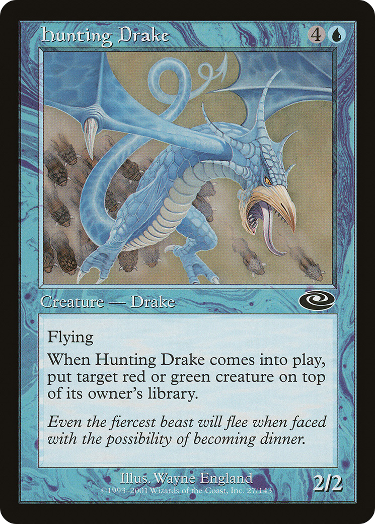 Hunting Drake (PLS-027) - Planeshift - Premium MTG Single from Wizards of the Coast - Just $0.25! Shop now at Game Crave Tournament Store
