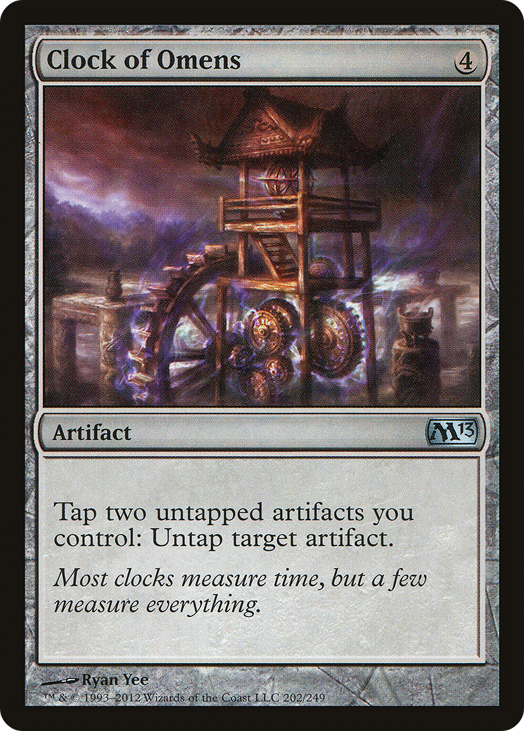Clock of Omens (M13-202) - Magic 2013 - Premium MTG Single from Wizards of the Coast - Just $0.28! Shop now at Game Crave Tournament Store