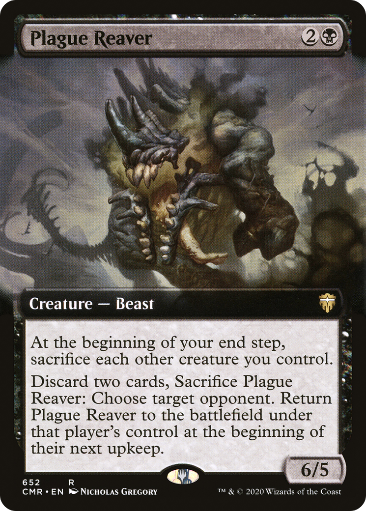 Plague Reaver (CMR-652) - Commander Legends: (Extended Art) Foil - Premium MTG Single from Wizards of the Coast - Just $0.19! Shop now at Game Crave Tournament Store