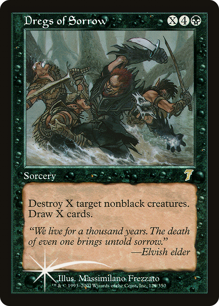 Dregs of Sorrow (7ED-129★) - Seventh Edition Foil - Premium MTG Single from Wizards of the Coast - Just $10.80! Shop now at Game Crave Tournament Store