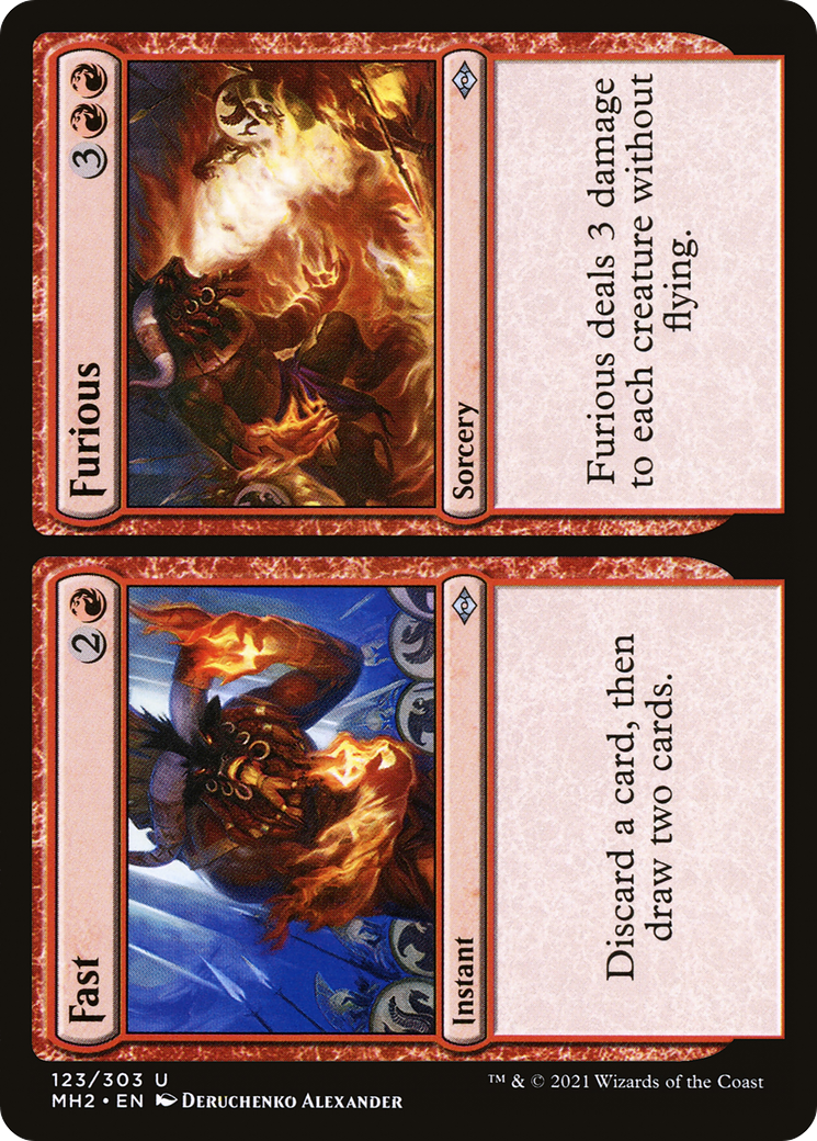 Fast // Furious (MH2-123) - Modern Horizons 2 - Premium MTG Single from Wizards of the Coast - Just $0.08! Shop now at Game Crave Tournament Store