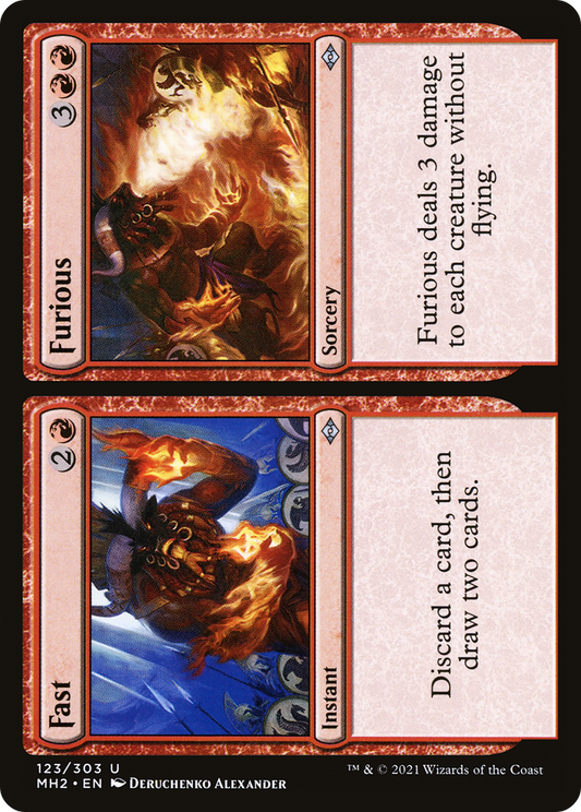 Fast // Furious (MH2-123) - Modern Horizons 2 - Premium MTG Single from Wizards of the Coast - Just $0.08! Shop now at Game Crave Tournament Store