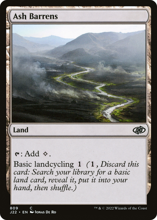 Ash Barrens (J22-809) - Jumpstart 2022 - Premium MTG Single from Wizards of the Coast - Just $0.08! Shop now at Game Crave Tournament Store