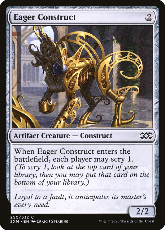 Eager Construct (2XM-250) - Double Masters - Premium MTG Single from Wizards of the Coast - Just $0.08! Shop now at Game Crave Tournament Store