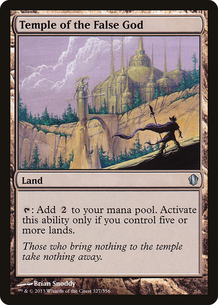 Temple of the False God (C13-327) - Commander 2013 - Premium MTG Single from Wizards of the Coast - Just $0.08! Shop now at Game Crave Tournament Store