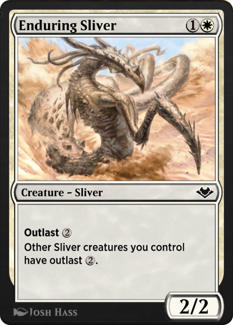 Enduring Sliver (J21-074) - Jumpstart: Historic Horizons - Premium MTG Single from Wizards of the Coast - Just $0! Shop now at Game Crave Tournament Store