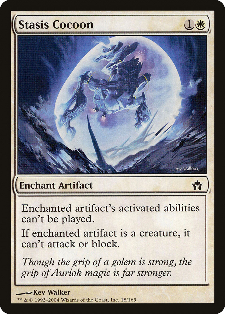 Stasis Cocoon (5DN-018) - Fifth Dawn Foil - Premium MTG Single from Wizards of the Coast - Just $0.08! Shop now at Game Crave Tournament Store