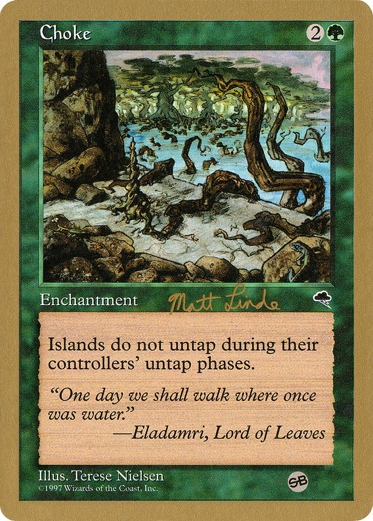 Choke (WC99-ML219SB) - World Championship Decks 1999 - Premium MTG Single from Wizards of the Coast - Just $0.45! Shop now at Game Crave Tournament Store
