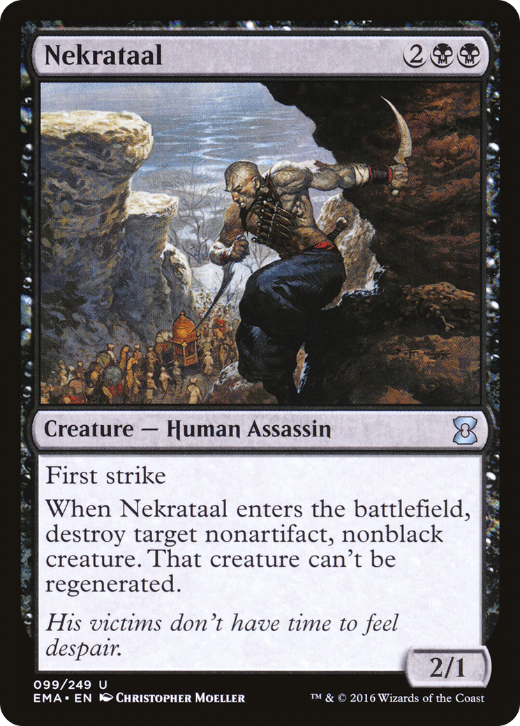 Nekrataal (EMA-099) - Eternal Masters Foil - Premium MTG Single from Wizards of the Coast - Just $0.33! Shop now at Game Crave Tournament Store