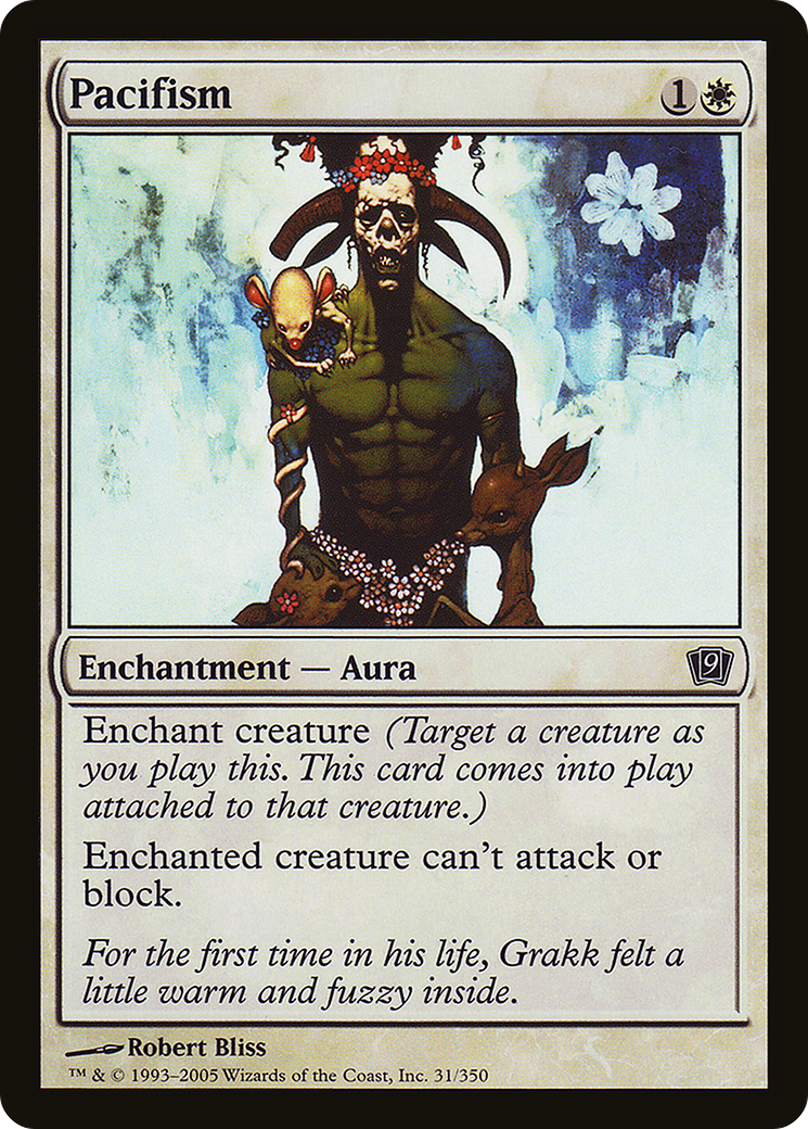 Pacifism (9ED-31★) - Ninth Edition Foil - Premium MTG Single from Wizards of the Coast - Just $0.09! Shop now at Game Crave Tournament Store