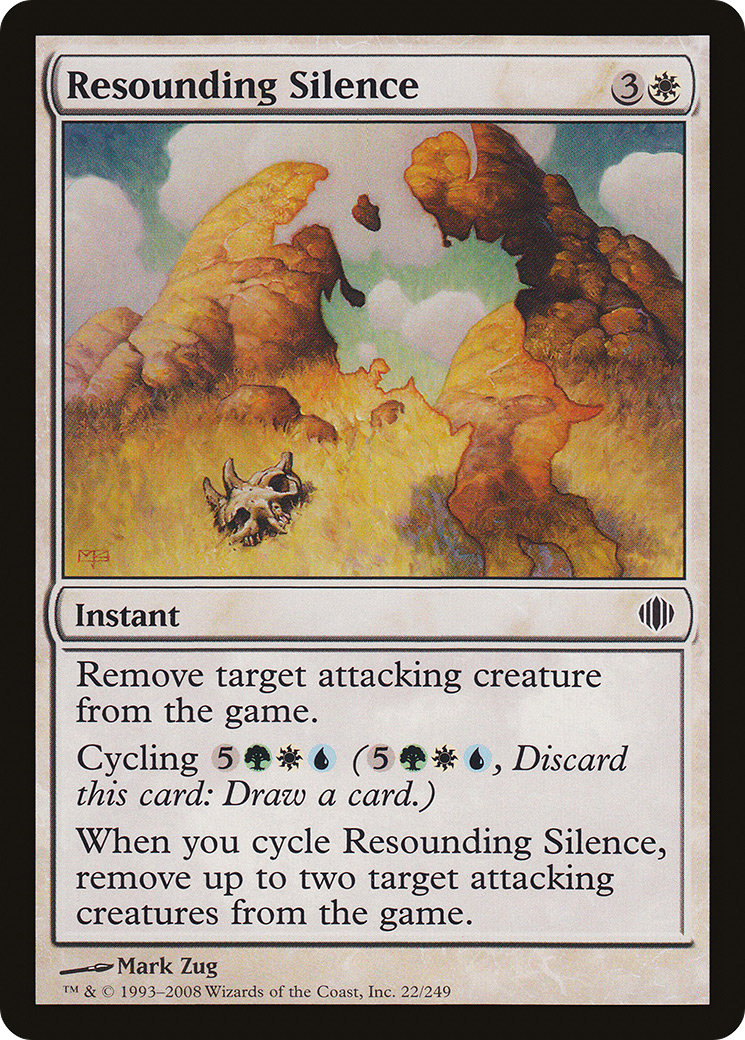 Resounding Silence (ALA-022) - Shards of Alara - Premium MTG Single from Wizards of the Coast - Just $0.25! Shop now at Game Crave Tournament Store