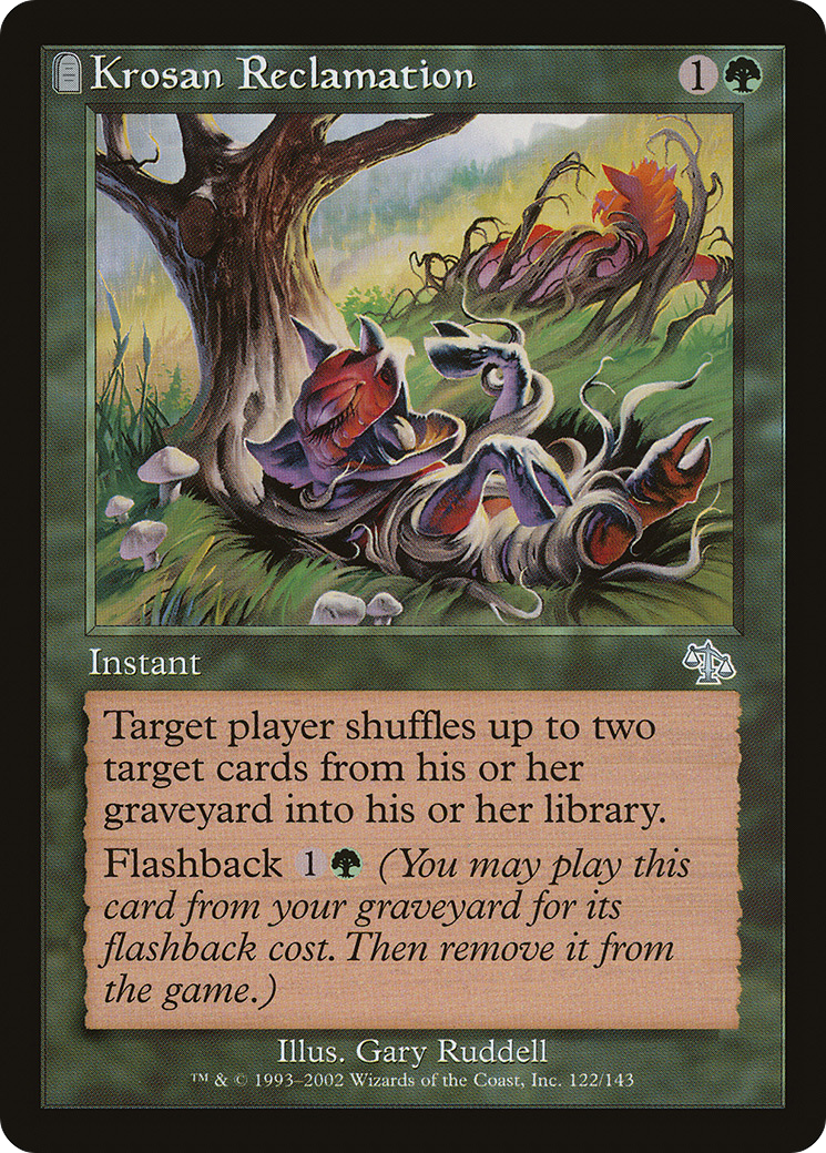 Krosan Reclamation (JUD-122) - Judgment: (tombstone) Foil - Premium MTG Single from Wizards of the Coast - Just $1.12! Shop now at Game Crave Tournament Store