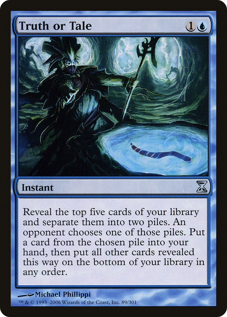 Truth or Tale (TSP-089) - Time Spiral - Premium MTG Single from Wizards of the Coast - Just $0.08! Shop now at Game Crave Tournament Store