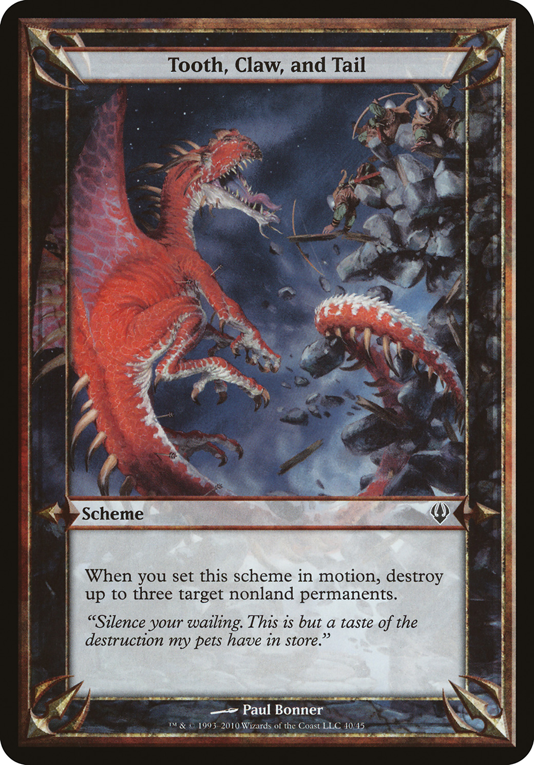 Tooth, Claw, and Tail (OARC-40★) - Archenemy Schemes - Premium MTG Single from Wizards of the Coast - Just $15.99! Shop now at Game Crave Tournament Store
