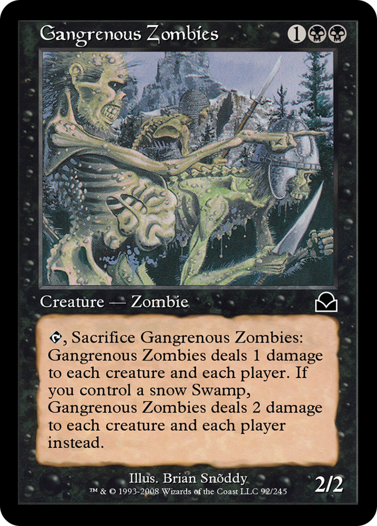 Gangrenous Zombies (ME2-092) - Masters Edition II - Premium MTG Single from Wizards of the Coast - Just $0! Shop now at Game Crave Tournament Store