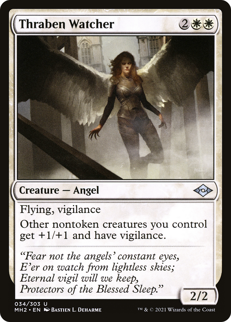 Thraben Watcher (MH2-034) - Modern Horizons 2 - Premium MTG Single from Wizards of the Coast - Just $0.09! Shop now at Game Crave Tournament Store