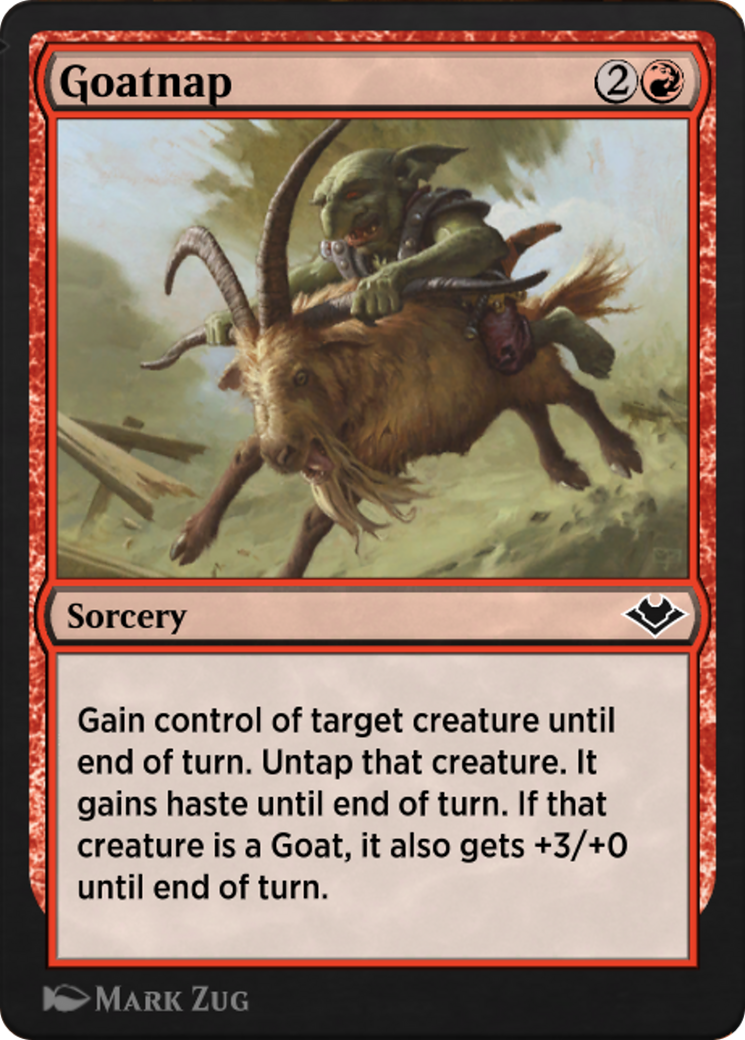 Goatnap (J21-453) - Jumpstart: Historic Horizons - Premium MTG Single from Wizards of the Coast - Just $0! Shop now at Game Crave Tournament Store