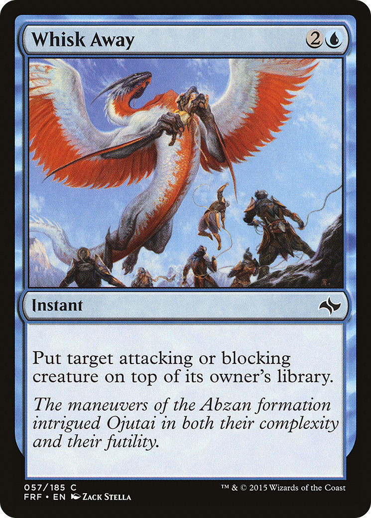Whisk Away (FRF-057) - Fate Reforged - Premium MTG Single from Wizards of the Coast - Just $0.08! Shop now at Game Crave Tournament Store