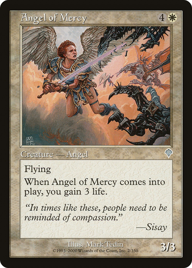 Angel of Mercy (INV-002) - Invasion - Premium MTG Single from Wizards of the Coast - Just $0.08! Shop now at Game Crave Tournament Store