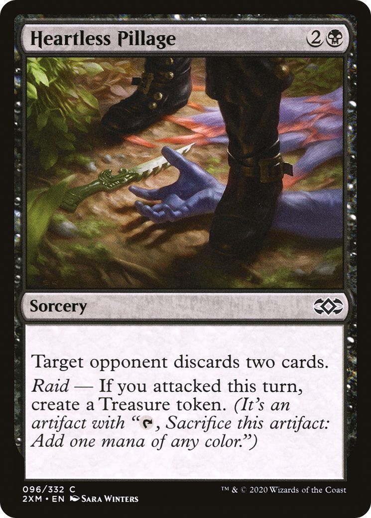 Heartless Pillage (2XM-096) - Double Masters Foil - Premium MTG Single from Wizards of the Coast - Just $0.08! Shop now at Game Crave Tournament Store