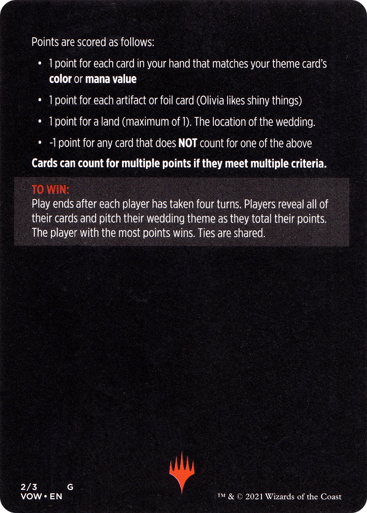 Vampire Wedding Planner // Vampire Wedding Planner (cont'd) (MVOW-002) - Innistrad: Crimson Vow Minigames Foil - Premium MTG Single from Wizards of the Coast - Just $0! Shop now at Game Crave Tournament Store