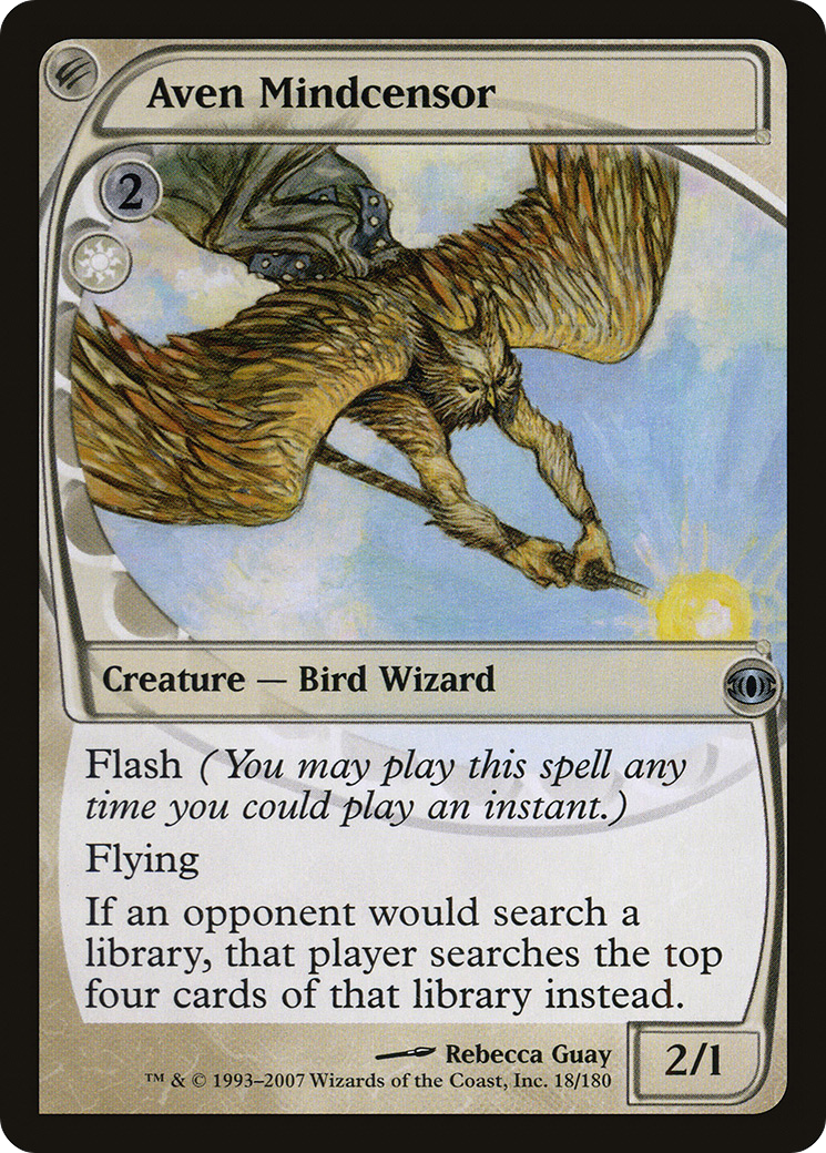 Aven Mindcensor (FUT-018) - Future Sight - Premium MTG Single from Wizards of the Coast - Just $1.33! Shop now at Game Crave Tournament Store