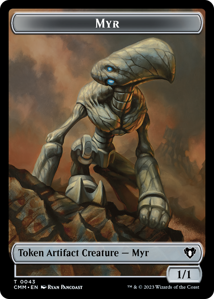 Myr (TCMM-043) - Commander Masters Tokens Foil - Premium MTG Single from Wizards of the Coast - Just $0! Shop now at Game Crave Tournament Store