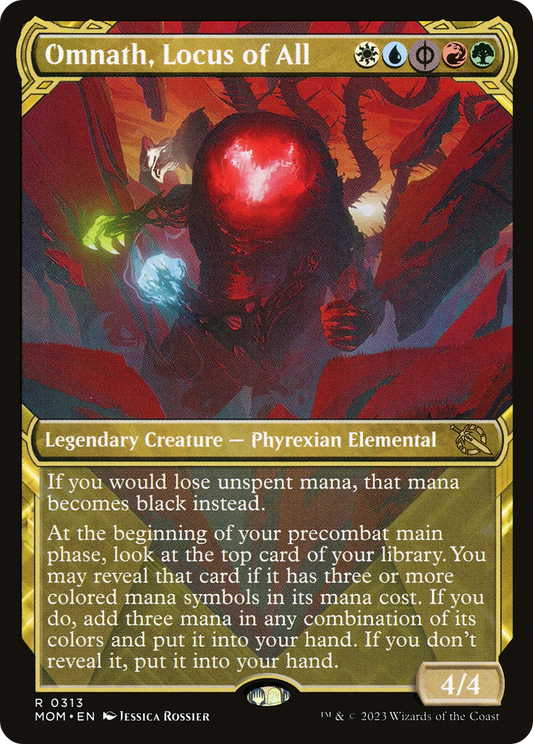 Omnath, Locus of All (MOM-313) - March of the Machine: (Showcase) - Premium MTG Single from Wizards of the Coast - Just $0.08! Shop now at Game Crave Tournament Store