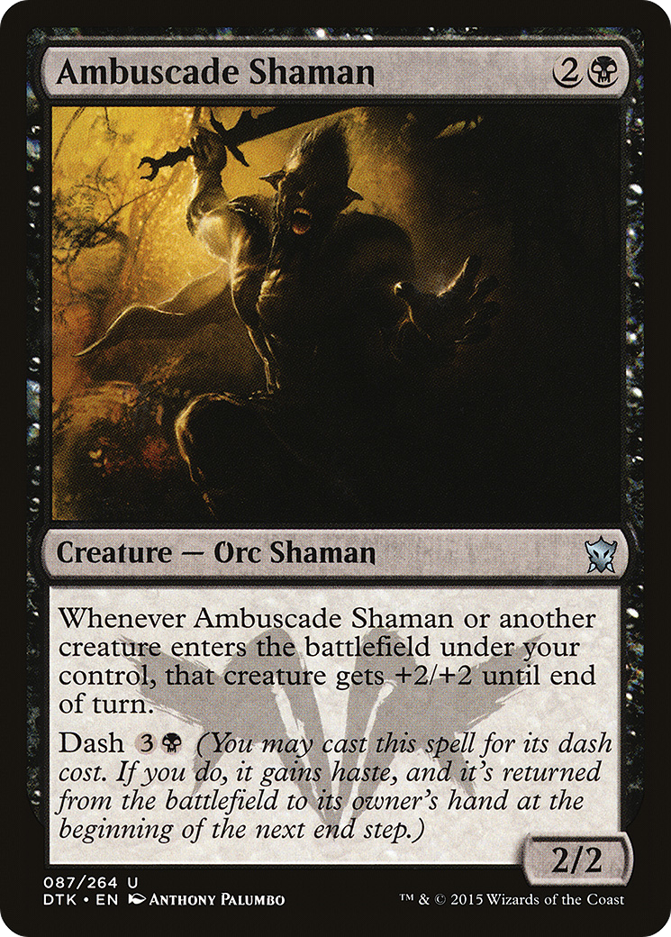 Ambuscade Shaman (DTK-087) - Dragons of Tarkir - Premium MTG Single from Wizards of the Coast - Just $0.25! Shop now at Game Crave Tournament Store