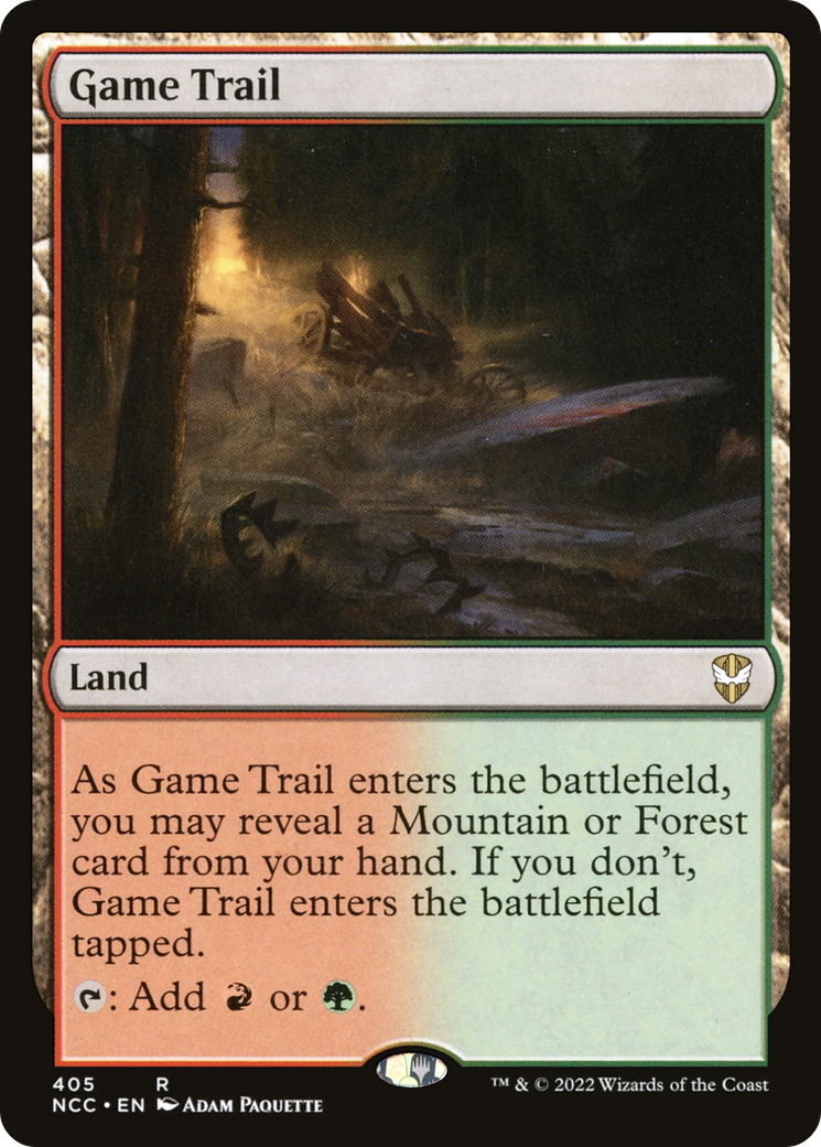Game Trail (NCC-405) - New Capenna Commander - Premium MTG Single from Wizards of the Coast - Just $0.08! Shop now at Game Crave Tournament Store