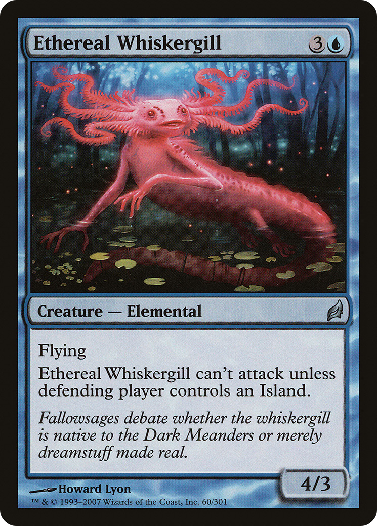 Ethereal Whiskergill (LRW-060) - Lorwyn - Premium MTG Single from Wizards of the Coast - Just $0.08! Shop now at Game Crave Tournament Store