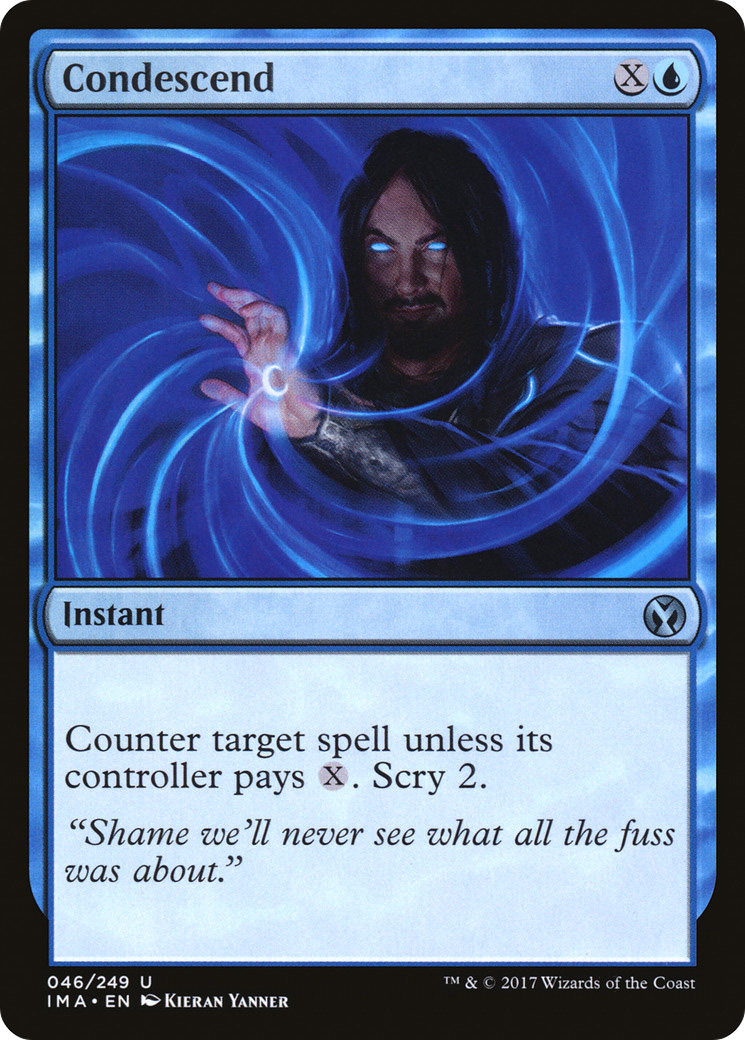 Condescend (IMA-046) - Iconic Masters Foil - Premium MTG Single from Wizards of the Coast - Just $0.35! Shop now at Game Crave Tournament Store