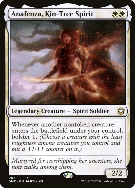 Anafenza, Kin-Tree Spirit (DMC-097) - Dominaria United Commander - Premium MTG Single from Wizards of the Coast - Just $0.08! Shop now at Game Crave Tournament Store
