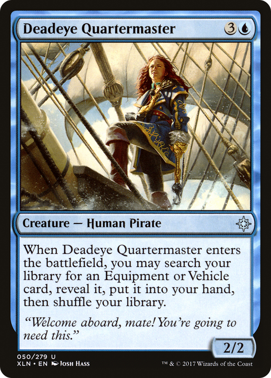Deadeye Quartermaster (XLN-050) - Ixalan Foil - Premium MTG Single from Wizards of the Coast - Just $1.92! Shop now at Game Crave Tournament Store