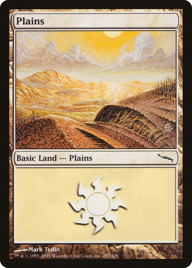 Plains (MRD-287) - Mirrodin - Premium MTG Single from Wizards of the Coast - Just $0.08! Shop now at Game Crave Tournament Store