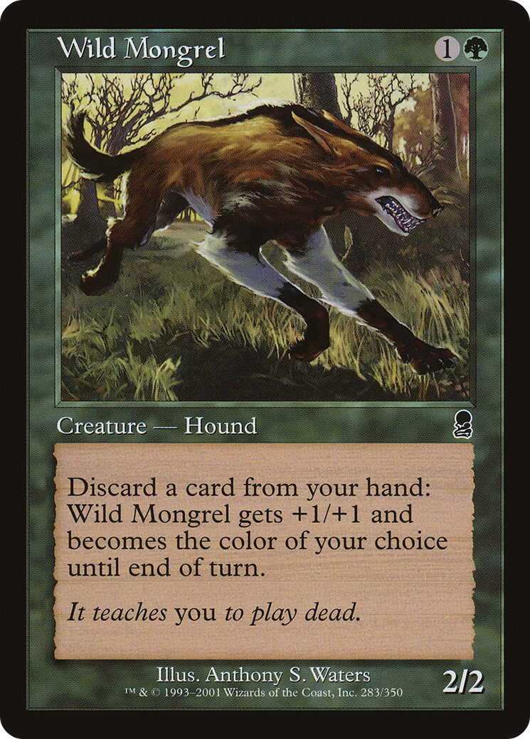 Wild Mongrel (ODY-283) - Odyssey - Premium MTG Single from Wizards of the Coast - Just $0.08! Shop now at Game Crave Tournament Store