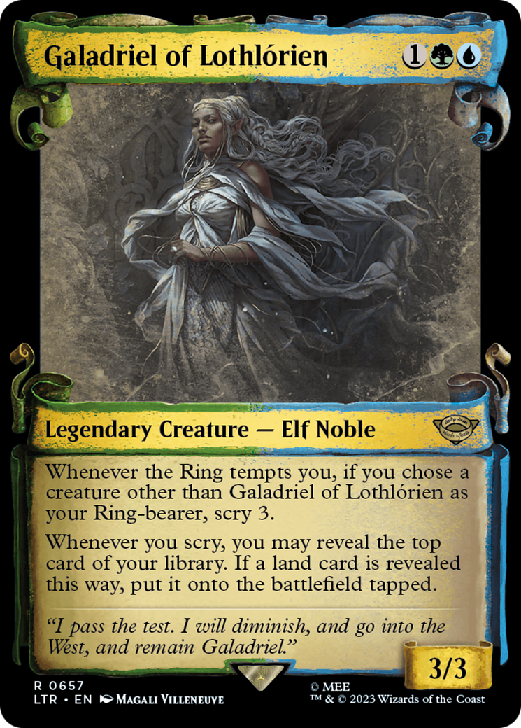 Galadriel of Lothlórien (LTR-657) - The Lord of the Rings: Tales of Middle-earth: (Showcase) - Premium MTG Single from Wizards of the Coast - Just $0.35! Shop now at Game Crave Tournament Store