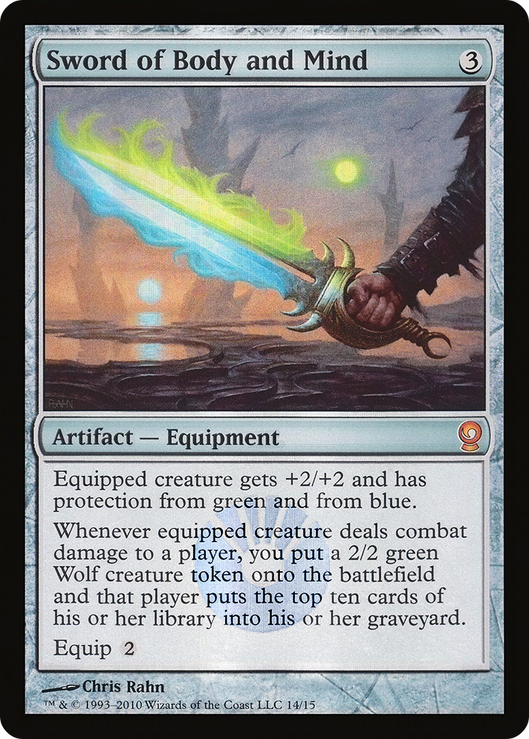 Sword of Body and Mind (V10-014) - From the Vault: Relics Foil - Premium MTG Single from Wizards of the Coast - Just $4.20! Shop now at Game Crave Tournament Store