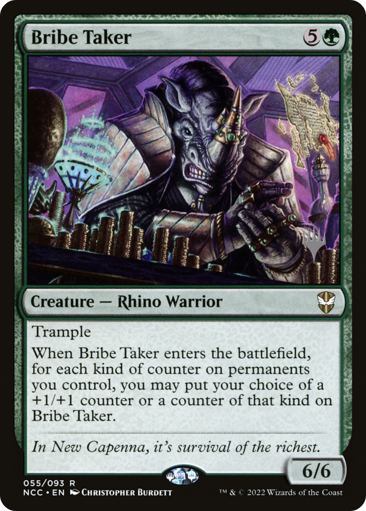 Bribe Taker (PNCC-55P) - New Capenna Commander Promos Foil - Premium MTG Single from Wizards of the Coast - Just $0.16! Shop now at Game Crave Tournament Store