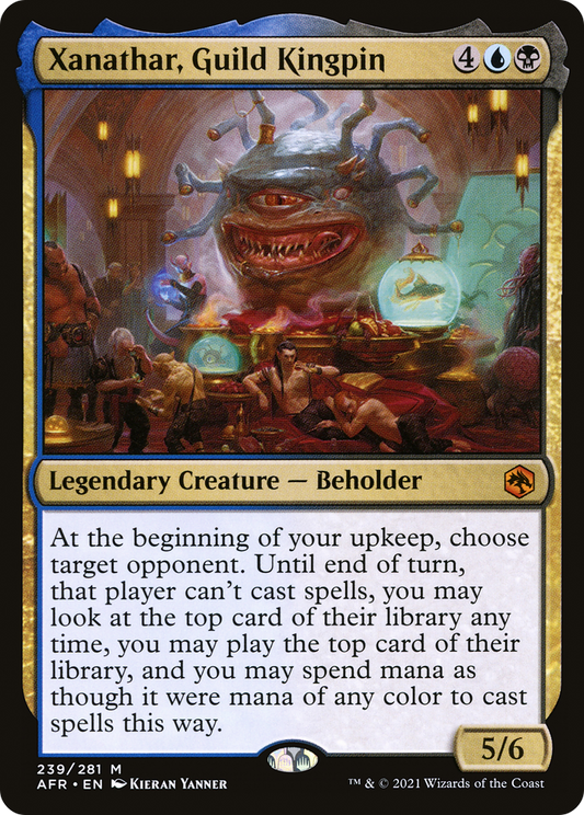 Xanathar, Guild Kingpin (AFR-239) - Adventures in the Forgotten Realms - Premium MTG Single from Wizards of the Coast - Just $0.66! Shop now at Game Crave Tournament Store