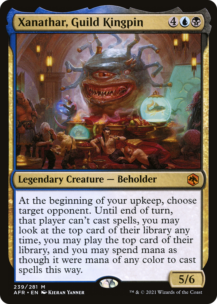Xanathar, Guild Kingpin (AFR-239) - Adventures in the Forgotten Realms Foil - Premium MTG Single from Wizards of the Coast - Just $0.54! Shop now at Game Crave Tournament Store