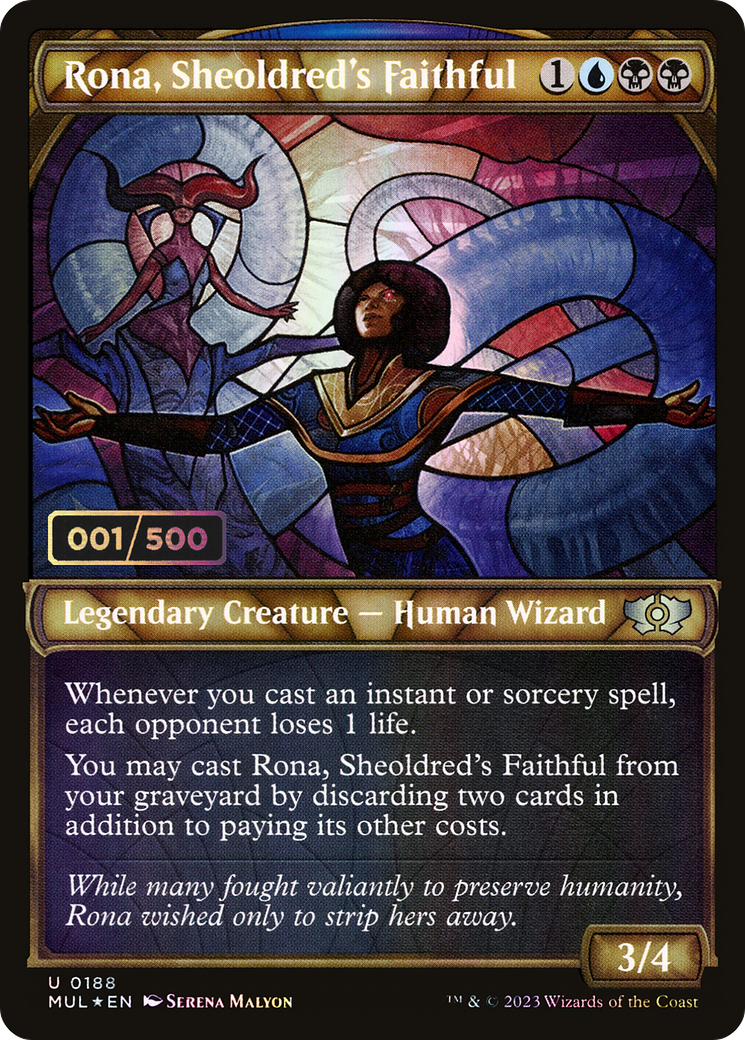 Rona, Sheoldred's Faithful (MUL-188Z) - Multiverse Legends: (Showcase) Foil - Premium MTG Single from Wizards of the Coast - Just $20.55! Shop now at Game Crave Tournament Store