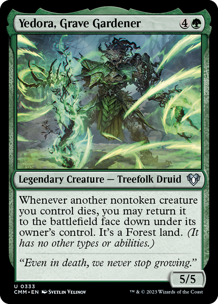 Yedora, Grave Gardener (CMM-333) - Commander Masters - Premium MTG Single from Wizards of the Coast - Just $0.25! Shop now at Game Crave Tournament Store